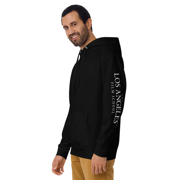 LAFS Alumni Building on Back with Logo on sleeve Unisex Hoodie