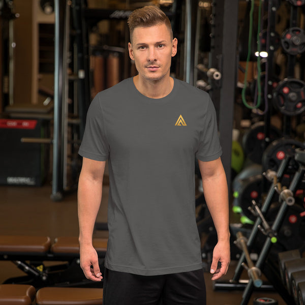 Alumni Association Logo Metallic on Back Unisex t-shirt