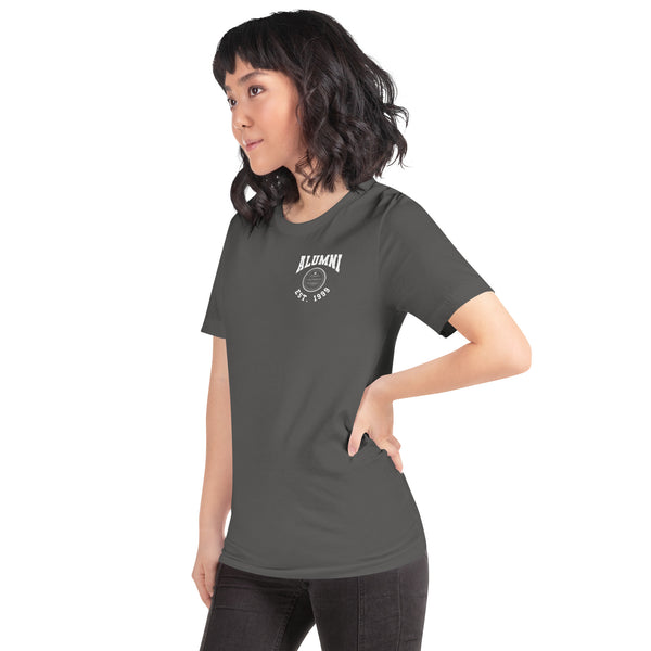 Alumni Seal Est. Front Pocket Unisex T-Shirt