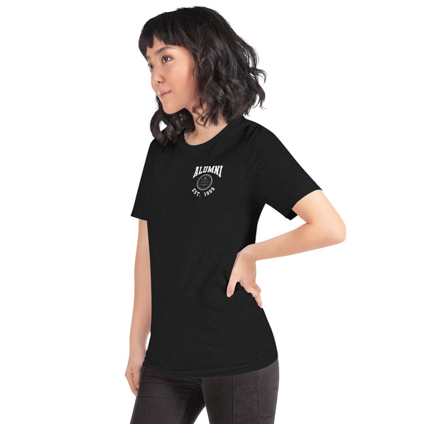 Alumni Seal Est. Front Pocket Unisex T-Shirt