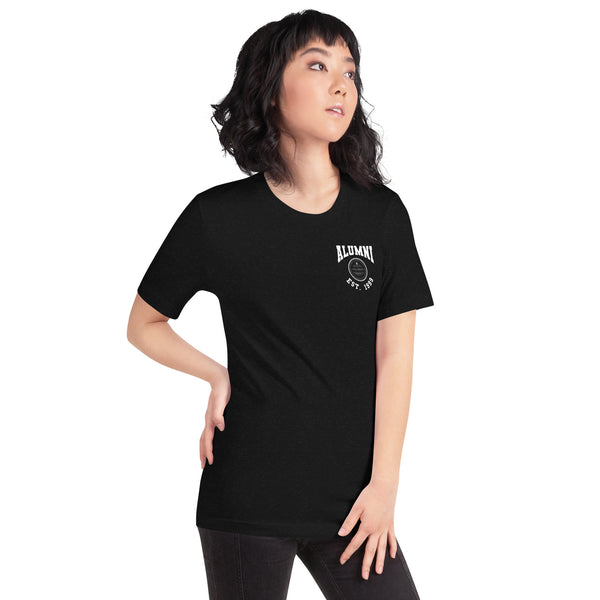 Alumni Seal Est. Front Pocket Unisex T-Shirt