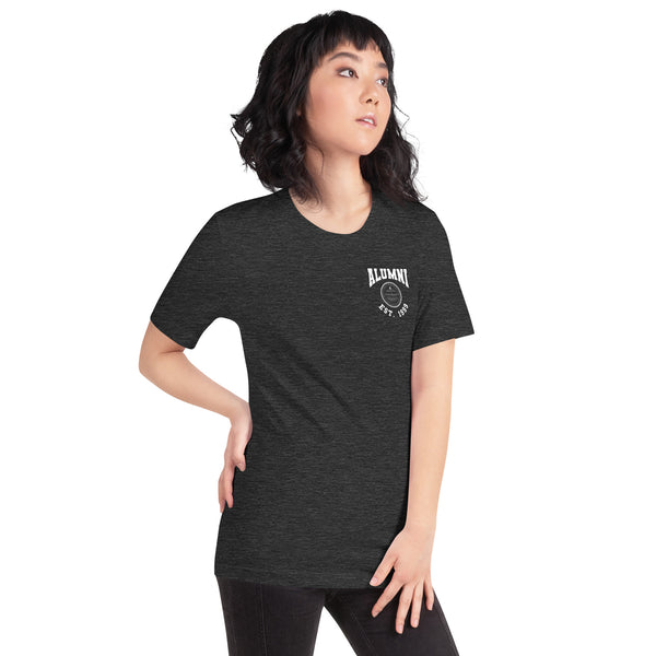 Alumni Seal Est. Front Pocket Unisex T-Shirt