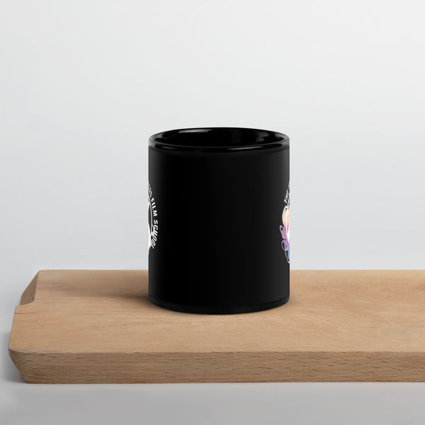 25 Year – Anniversary Black Glossy Mug