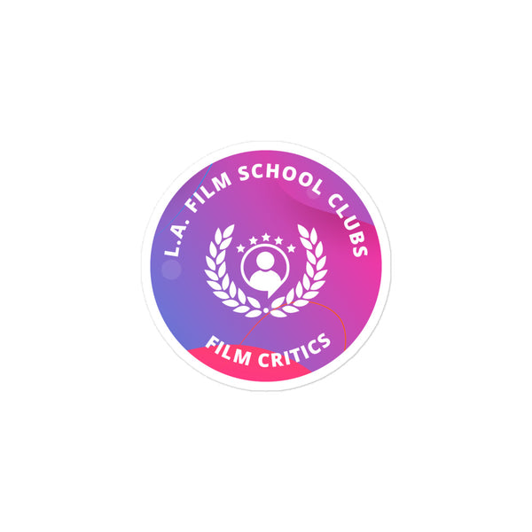 Student Clubs – Film Critics Bubble-free Stickers