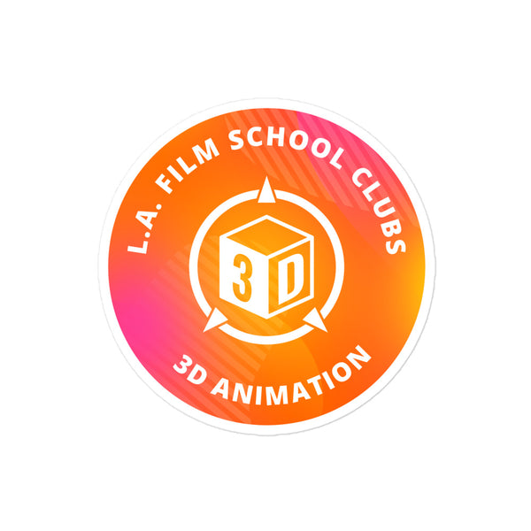 Student Clubs – 3D Animation Bubble-free Stickers