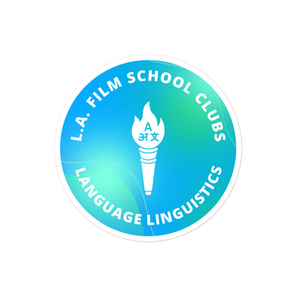 Student Clubs – Language Linguistics Bubble-free Stickers