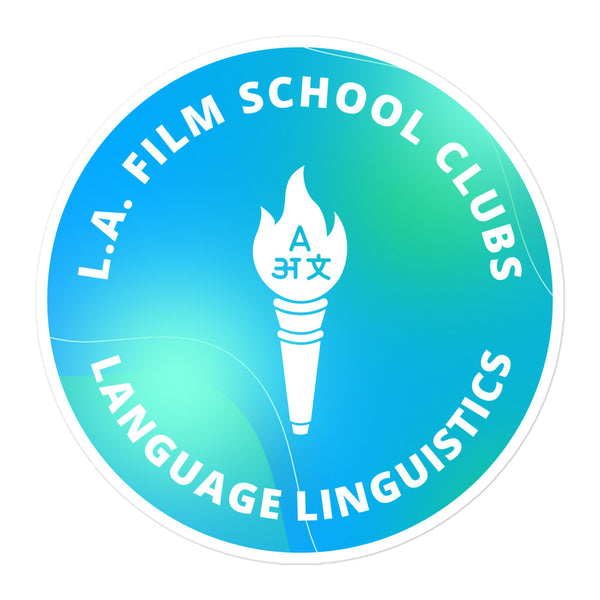 Student Clubs – Language Linguistics Bubble-free Stickers