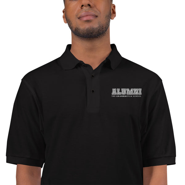 Alumni Text Stroke Embroidered Polo Shirt