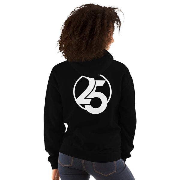 25 Year Anniversary – Basic Black Unisex Hoodie