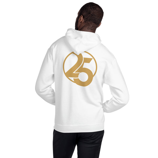 25 Year Anniversary – Basic White Unisex Hoodie