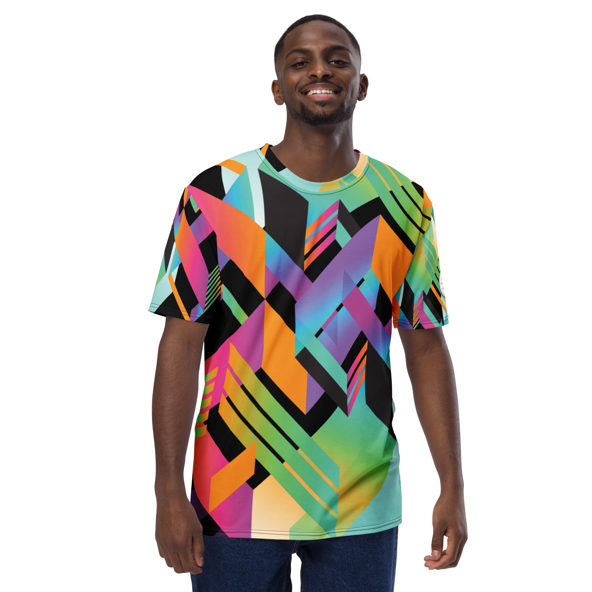 Geometric Seal – All-Over Print T-Shirt