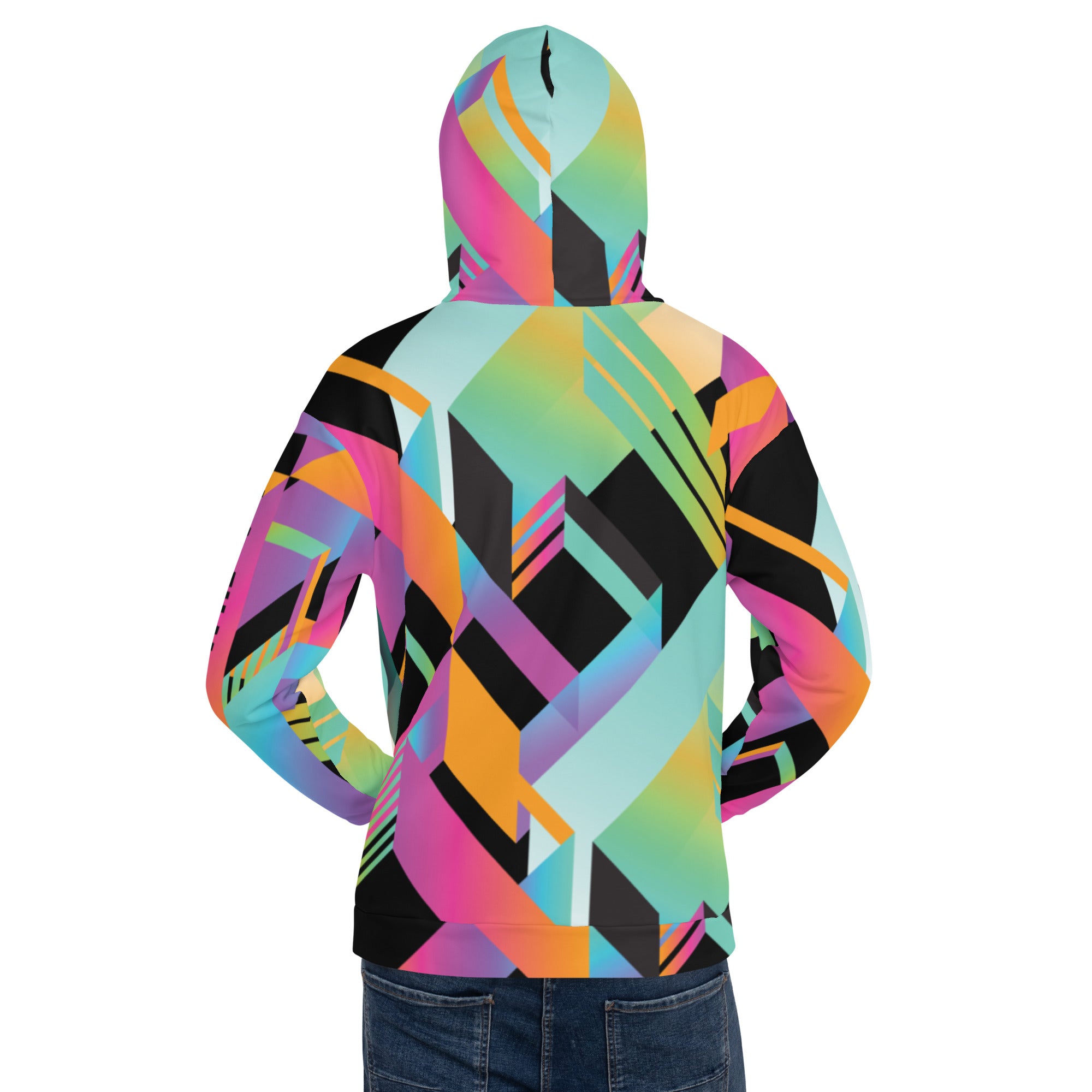 Geometric – All-Over Print Pattern Unisex Hoodie – LAFS Geometric – All-Over Print Pattern Unisex Hoodie – LAFS