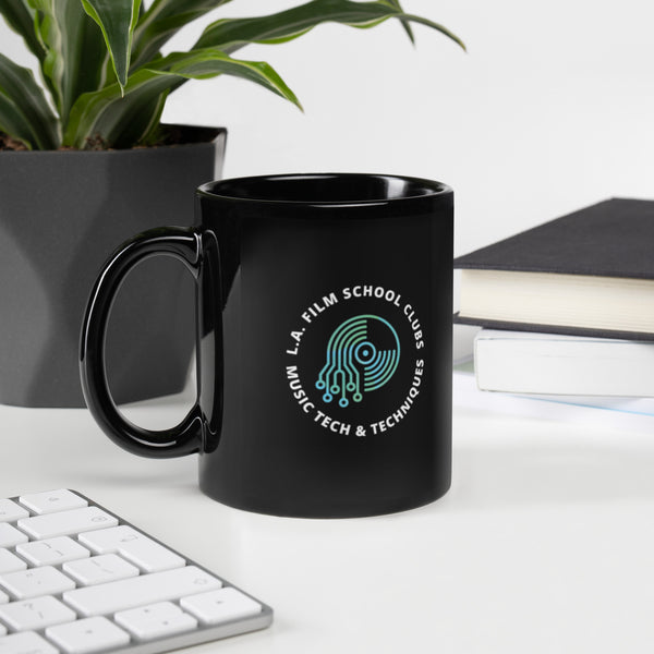Student Clubs – Music Tech & Techniques Black Glossy Mug