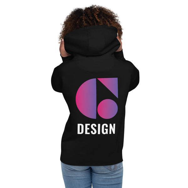 Graphic Design – Unisex Hoodie Design A – Purple Logo