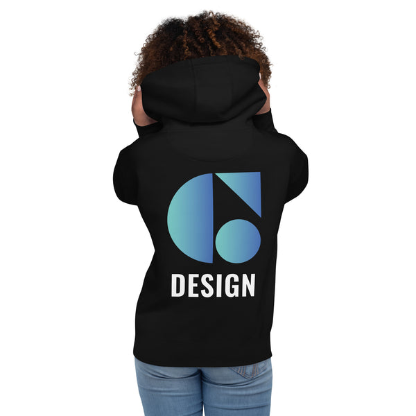 Graphic Design – Unisex Hoodie Design A – Blue Logo