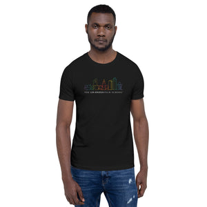 Pride City Handdrawn B Short-Sleeve Unisex T-Shirt