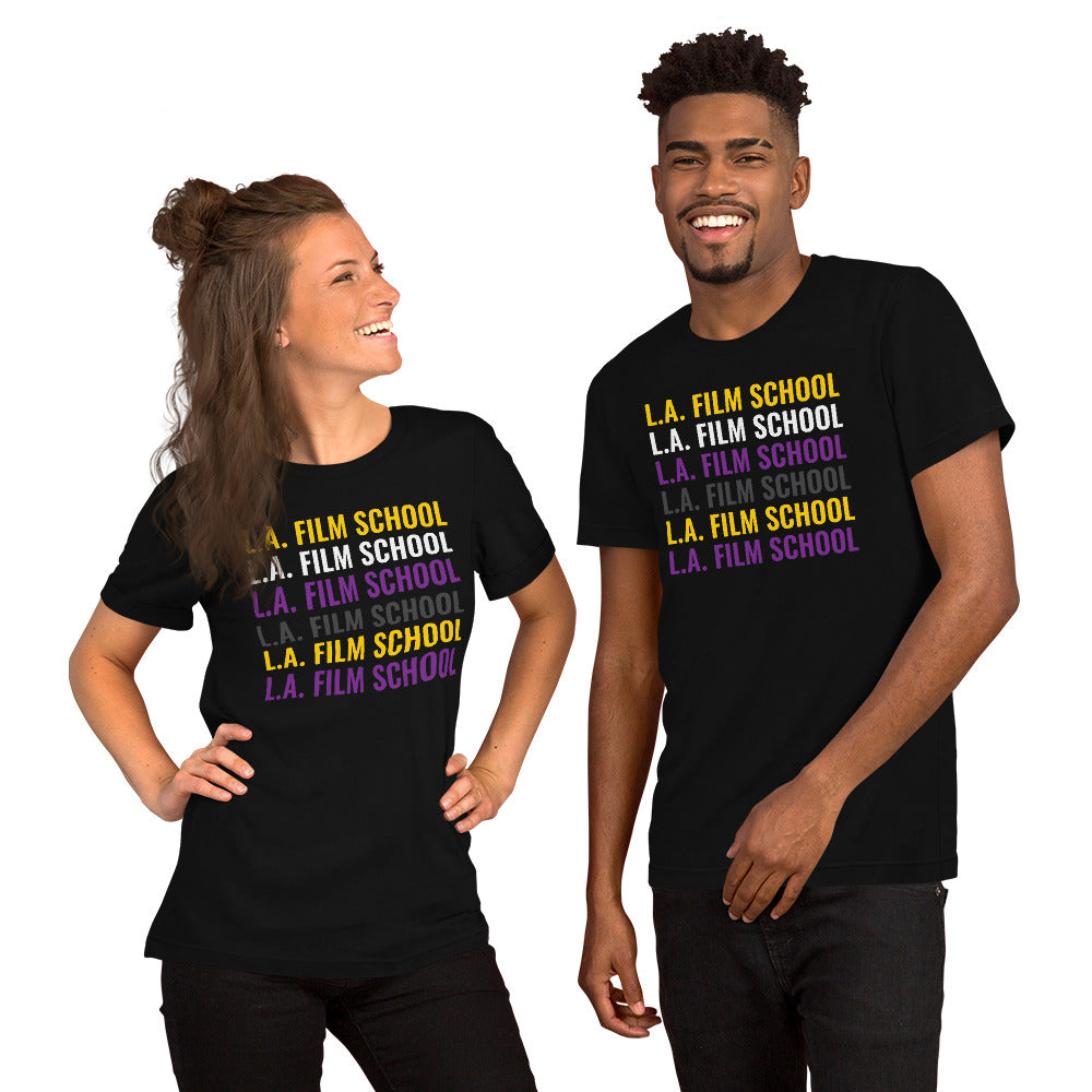 Pride Name Repeat Nonbinary Short-Sleeve Unisex T-Shirt