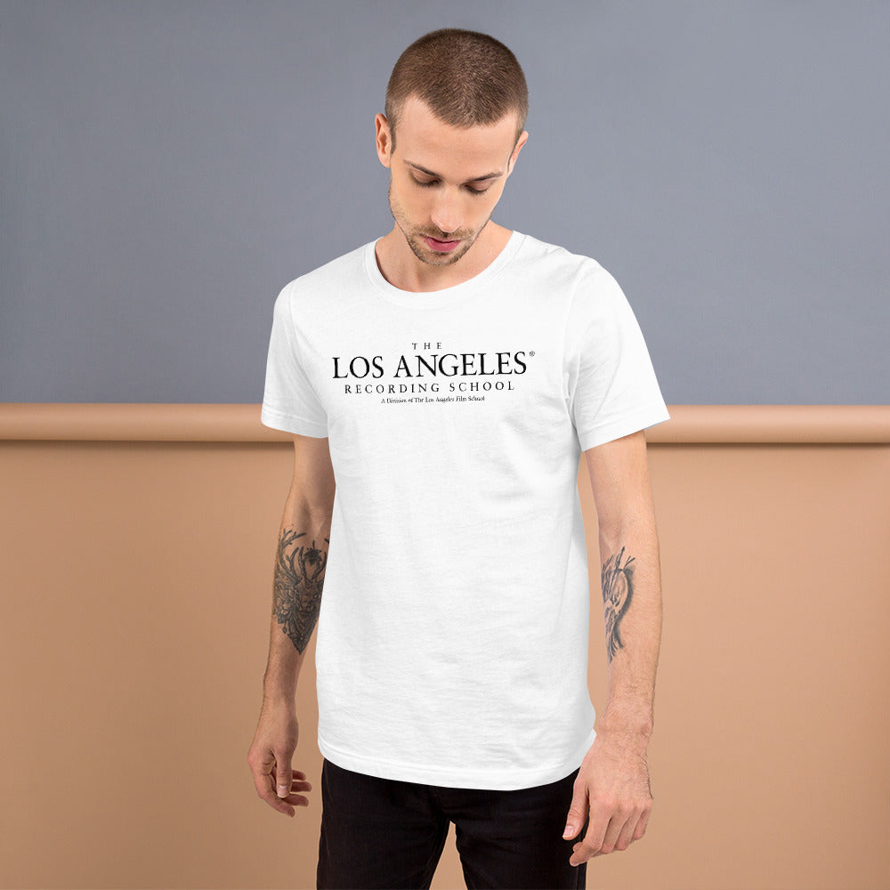 The Los Angeles Recording School White Short-Sleeve Unisex T-Shirt