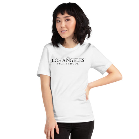 The Los Angeles Film School White Short-Sleeve Unisex T-Shirt