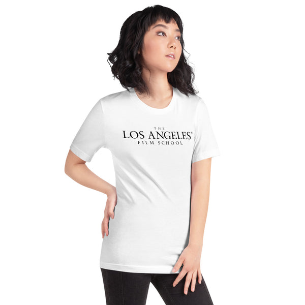 The Los Angeles Film School White Short-Sleeve Unisex T-Shirt