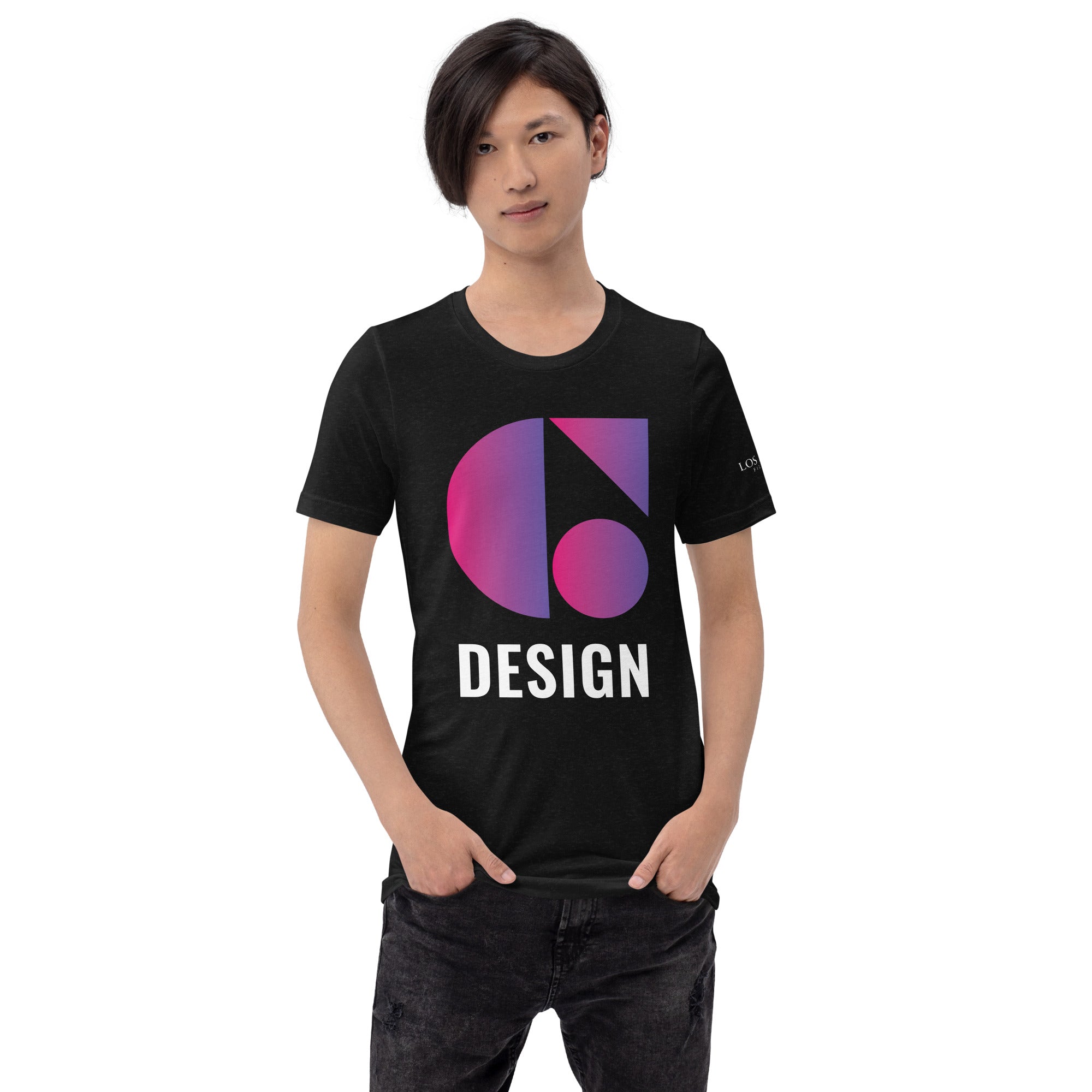 Graphic Design – Unisex T-Shirt Design A – Purple Logo