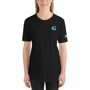 Graphic Design – Unisex T-Shirt Design B – Blue Logo