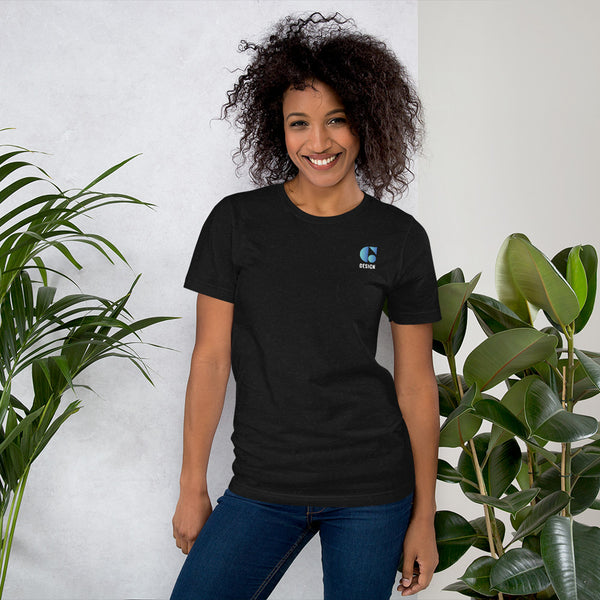 Graphic Design – Unisex T-Shirt Design C – Blue Logo