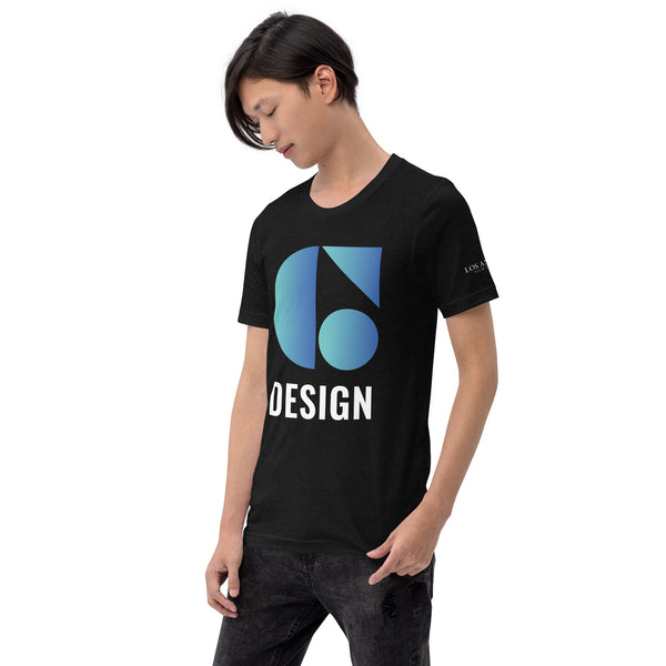 Graphic Design – Unisex T-Shirt Design A – Blue Logo